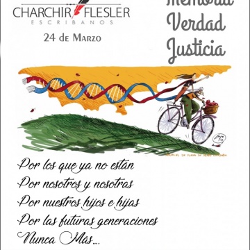 24 de Marzo. Día de la memoria, la verdad y la justicia.