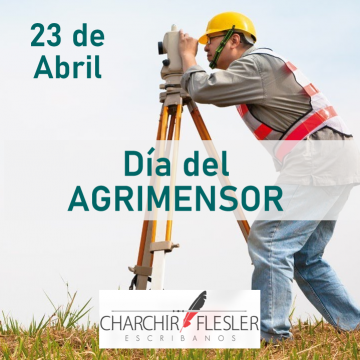 23 de abril. Día del agrimensor.