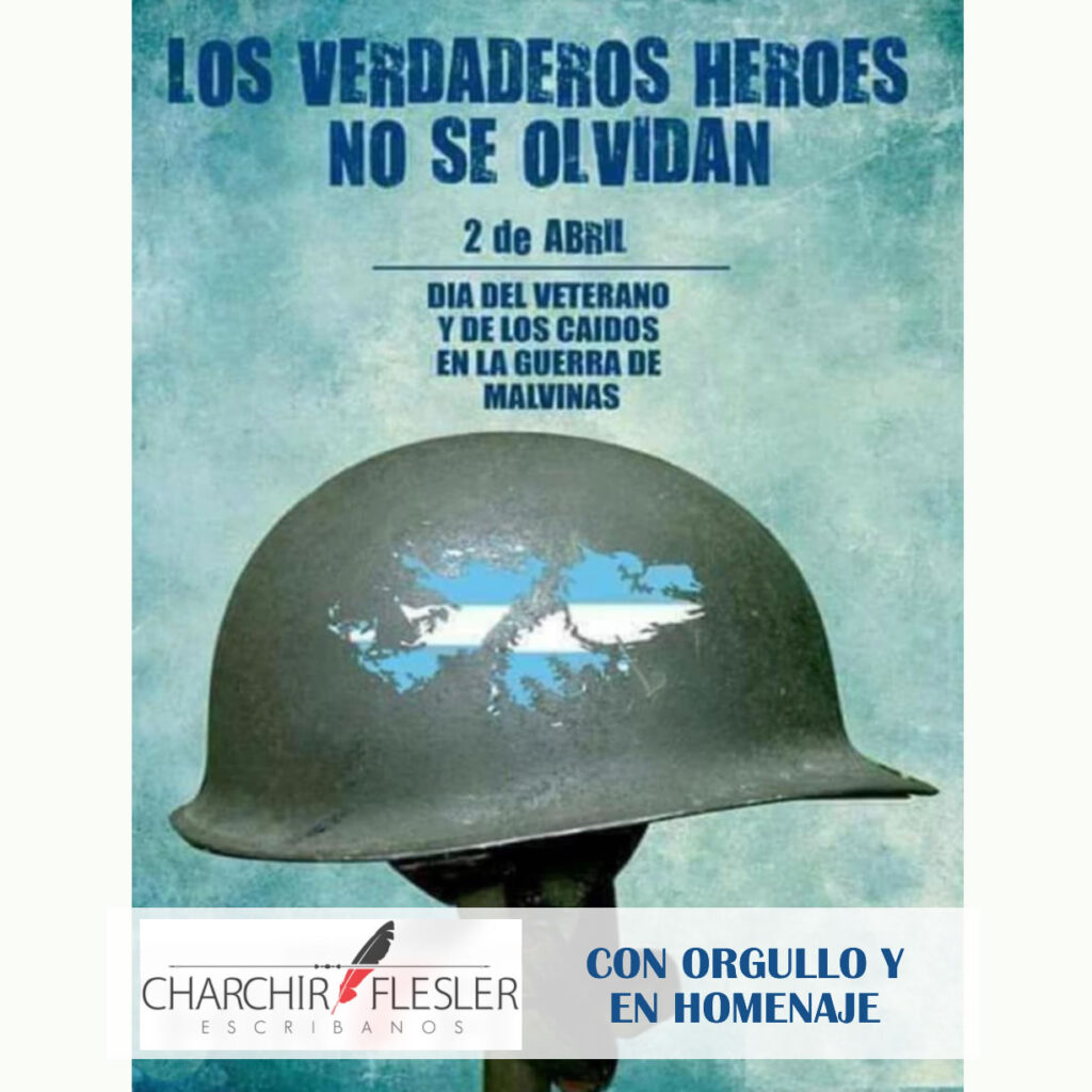 2 de abril. Día de los veteranos y de los caídos en la guerra de Malvinas